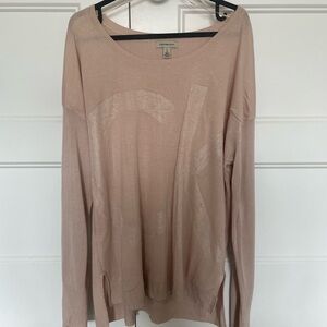 Light Pink Calvin Klein Logo Sweater